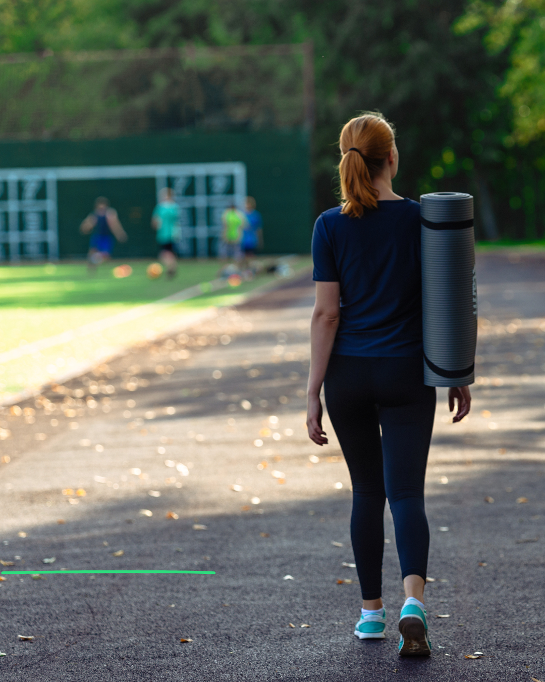 lopen naar sport