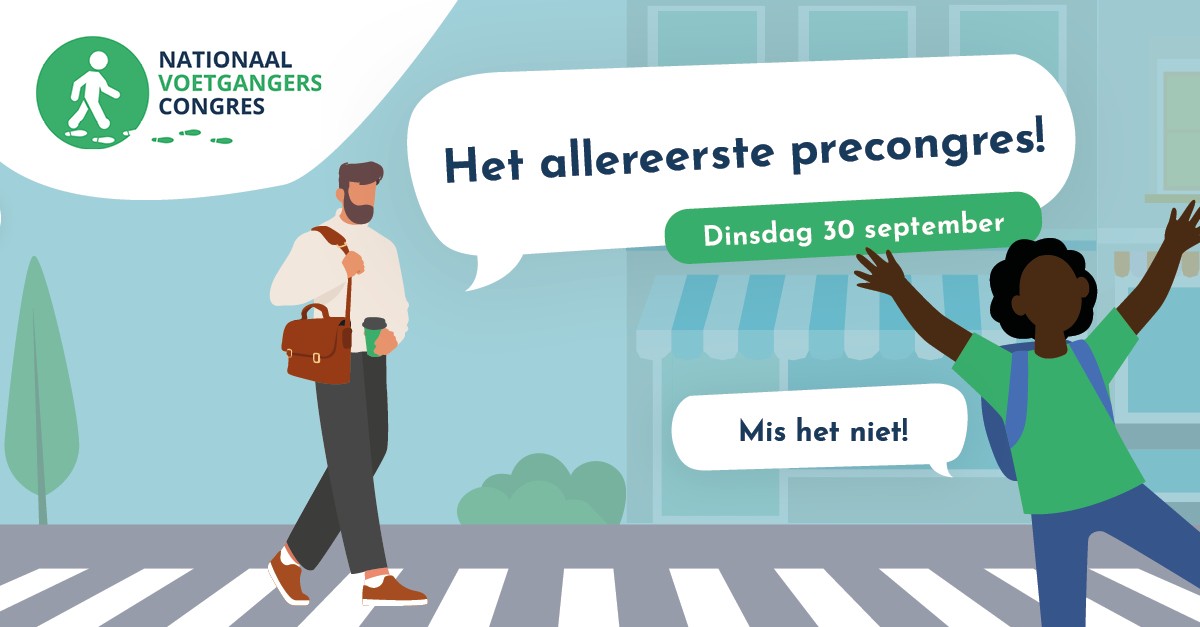 PREcongres - banner Nationaal Voetgangerscongres